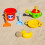 Gioco d'acqua e spiaggia GOWI - Secchio + Annaffiatoio - 6 pezzi - Colori assortiti 2