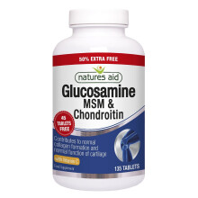 Natures Aid Glucosamine MSM & Chondroitin 135 Tablets (90 tablets plus 45 free)