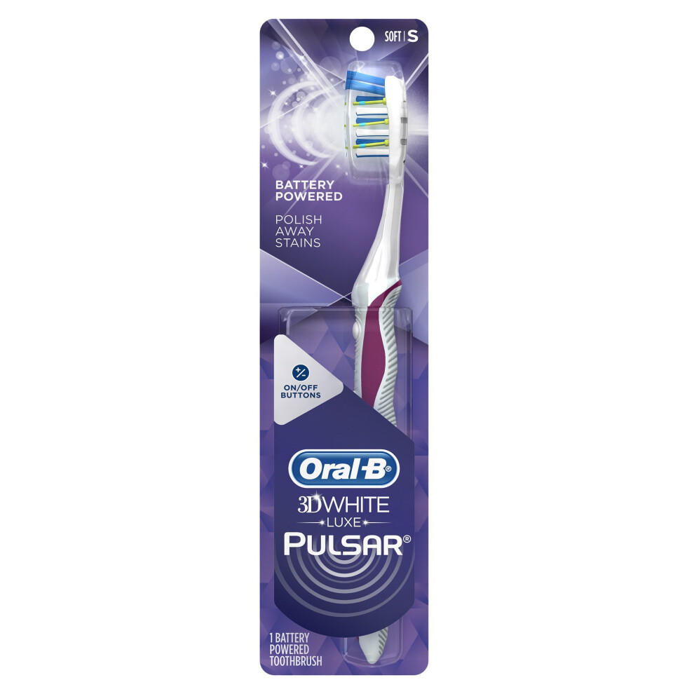 Oral-B Oral-B Pulsar 3D White Advanced Vivid Toothbrush 35 Soft, 35 Soft each