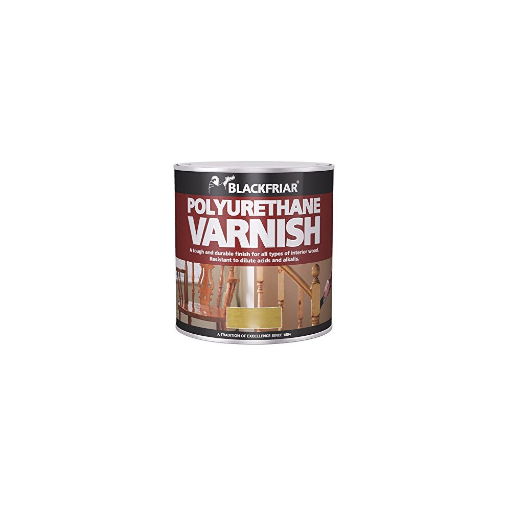 Blackfriar BKFPVGDM250 Polyurethane Varnish P65, 250 ml, Dark Mahogany Gloss, Set of 12