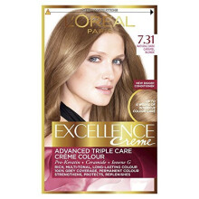 L'Oreal Paris Excellence Hair Colourant Dark Caramel Blonde 7.31