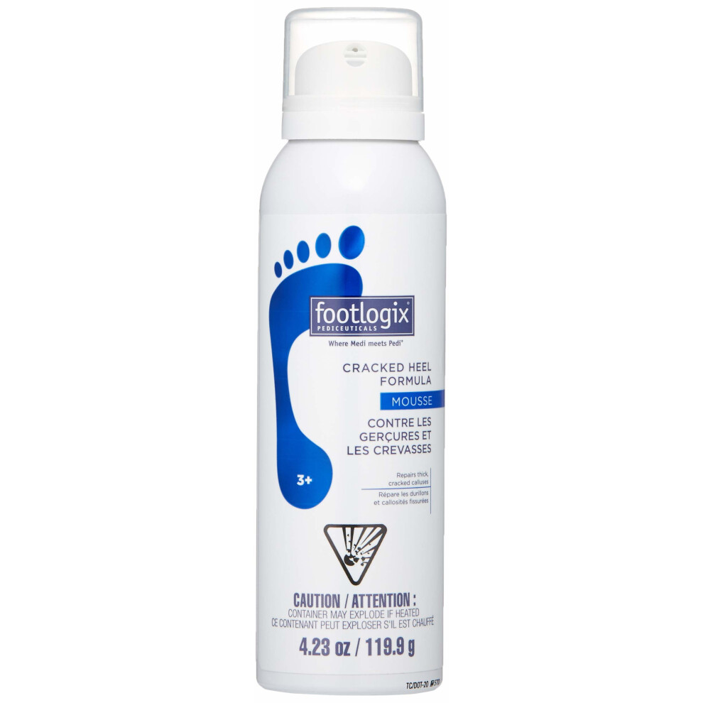 Footlogix Foot Care Mousse #3 Cracked Heel Formula 4.2 oz