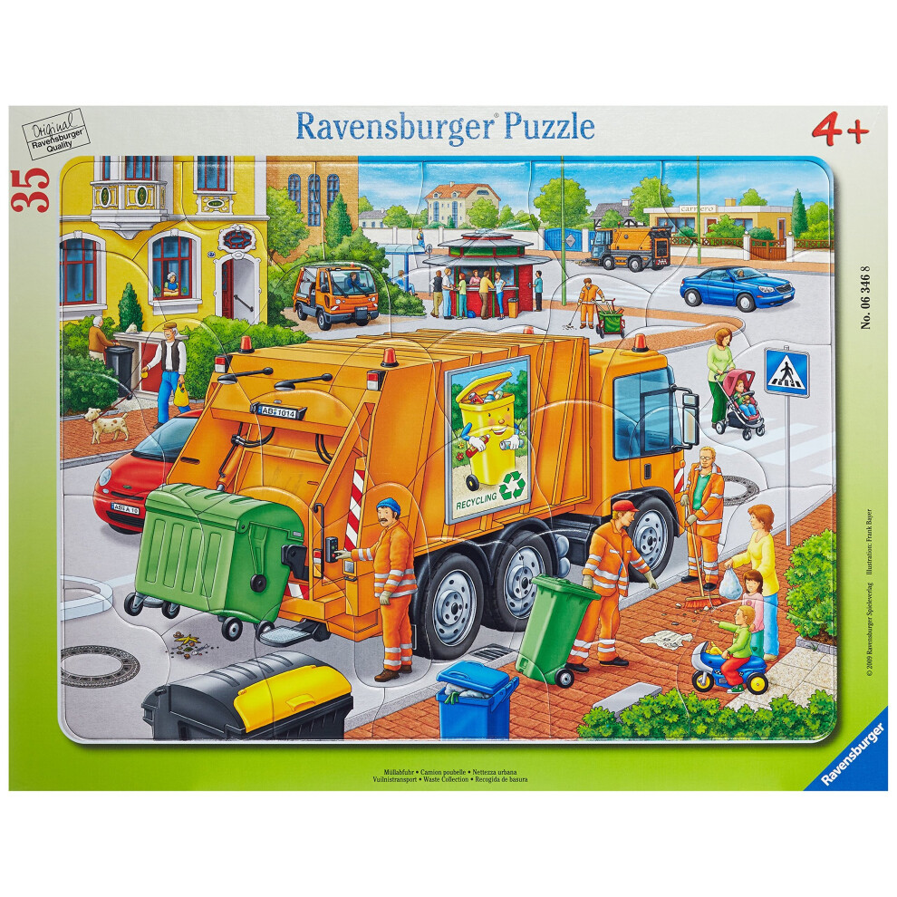 Ravensburger PuzzleÃÂ 06346ÃÂ 8ÃÂ Rubbish Truck