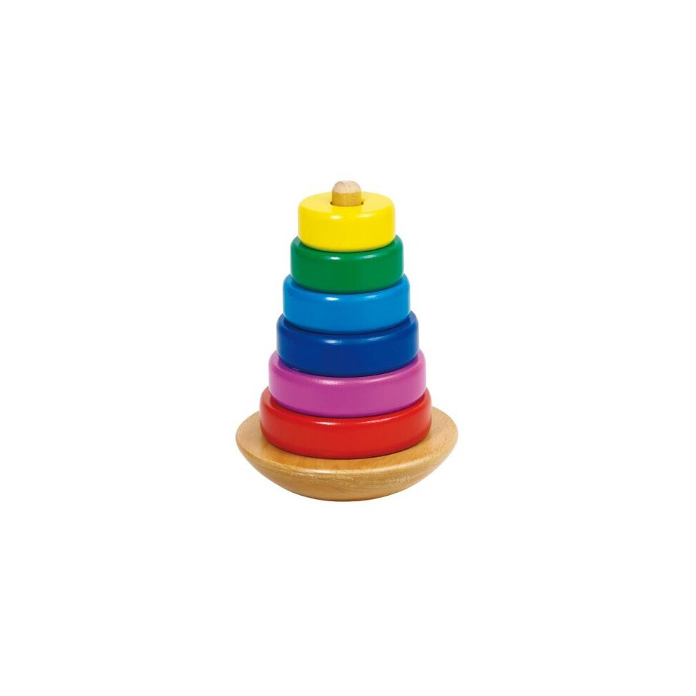 Goki Wooden Stacking Tower 12Cm