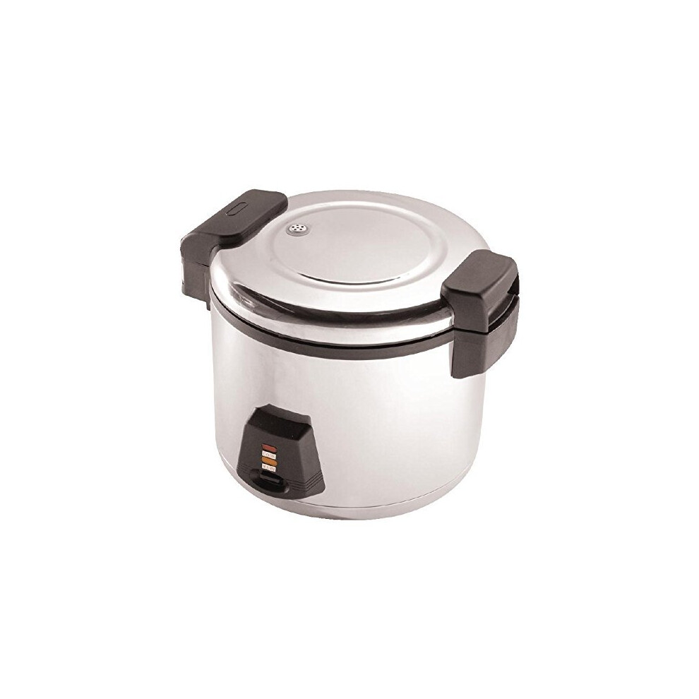 Buffalo Electric Rice Cooker 6Ltr 345X460X400mm Pressure Warmer Steamer