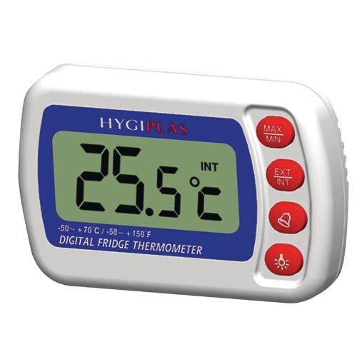 Hygiplas Digital Fridge/Freezer Thermometer 52X73X15mm Temperature Catering