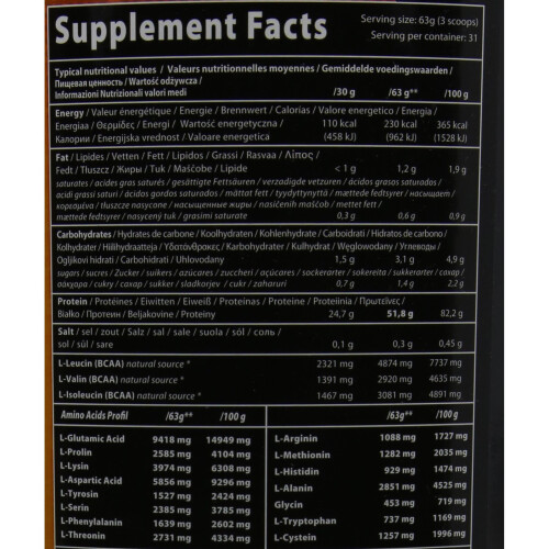 QNT Metapure Zero Carb 2000 g Chocolade Mager Spiergroei Shake Poeder 2