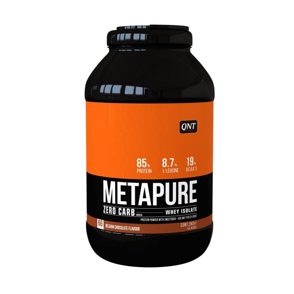 QNT Metapure Zero Carb 2000 g Chocolate Lean Muscle Growth Shake Powder