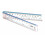 Helix J05100 30cm Folding Ruler - Transparent Plastic, Snap-Fit Hinge, 300mm, cm/mm Scale 1