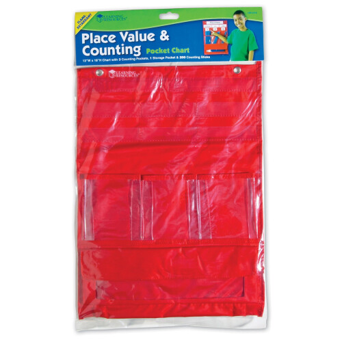Learning Resources Learning Resources Counting & Place Value Pocket Chart 2