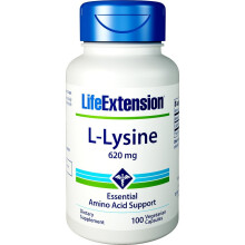 Life Extension, L-Lysine, 620 mg, 100 Capsules Végétariennes