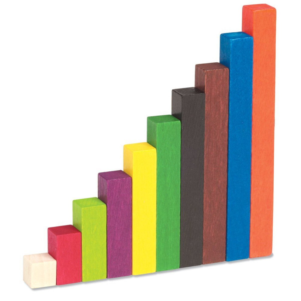 Learning Resources Cuisenaire Rods Wooden Rods Introductory Set