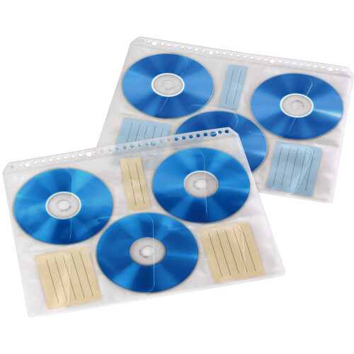 Hama Hama CD Index Sleeves - Transparent