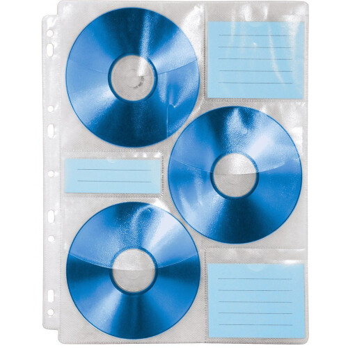 Hama Hama CD Index Sleeves - Transparent 2