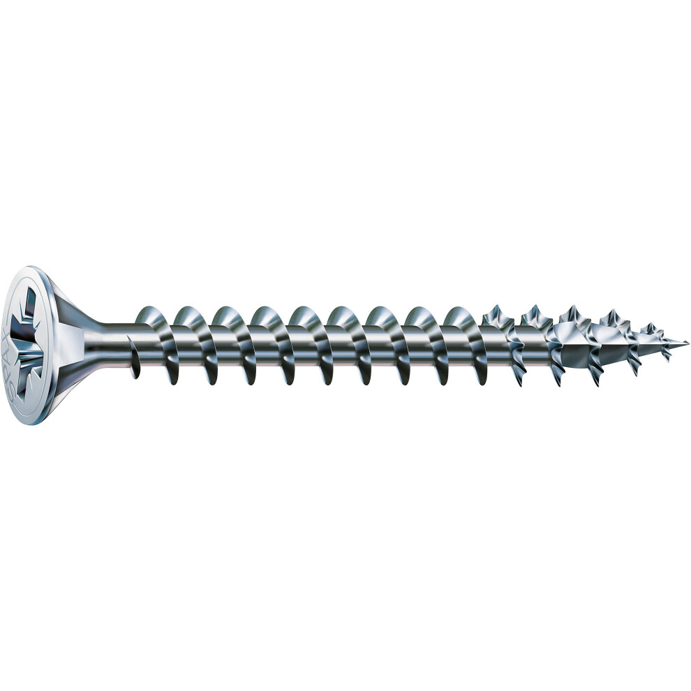 Spax – Universal Screw Countersunk Head Phillips Z 4Cut Full Thread Galvanised Blank A2j – 1081010350123, 52280