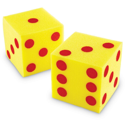 Learning Resources Learning Resources Giant Soft Dot Cubes (Set of 2)
