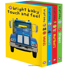Bright Baby Touch and Feel: Words/Colors/Numbers/Shapes