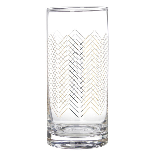Premier Housewares Set Of 4 Jazz Highball Glasses