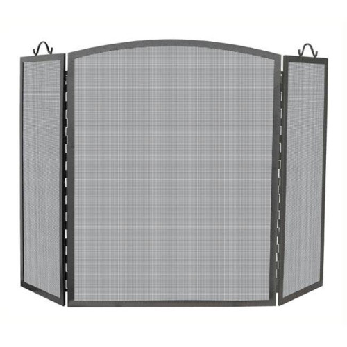 UniFlame S-1172 3 Panel Olde World Iron Arch Top Screen Large