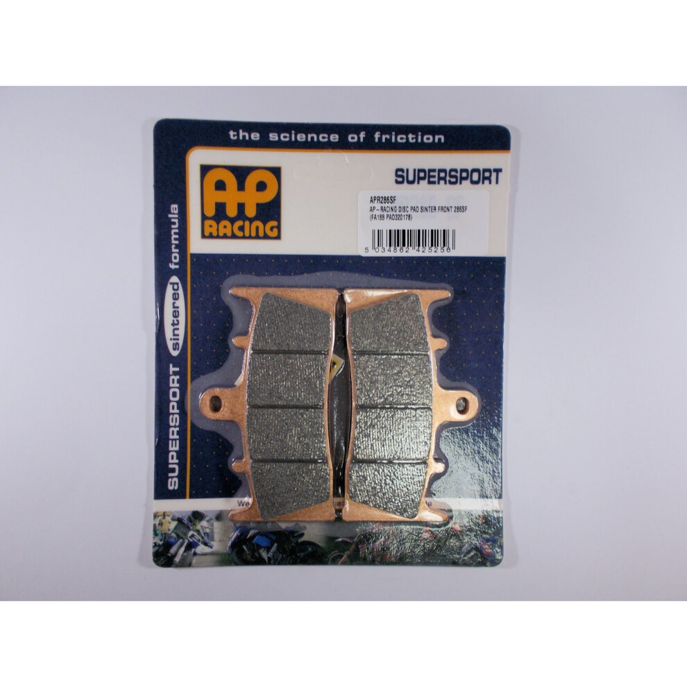 Ap Racing Sintered Front Brake Pads For Kawasaki & Suzuki Models 5034862425256