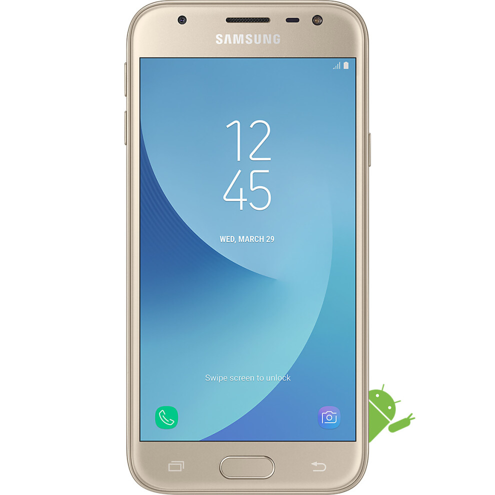 (Gold) Samsung Galaxy J3 (2017) Single Sim | 16GB | 2GB RAM