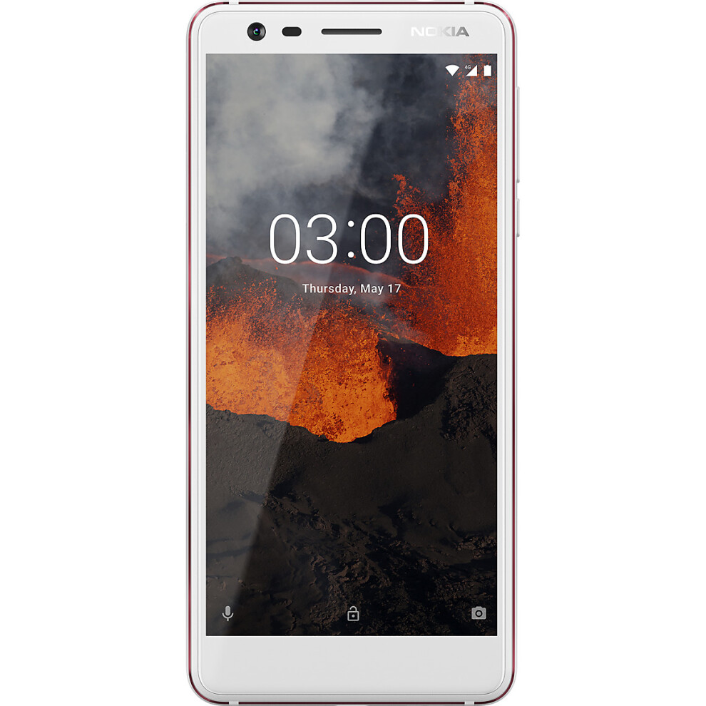 (White/Iron) Nokia 3.1 Dual Sim | 16GB | 2GB RAM