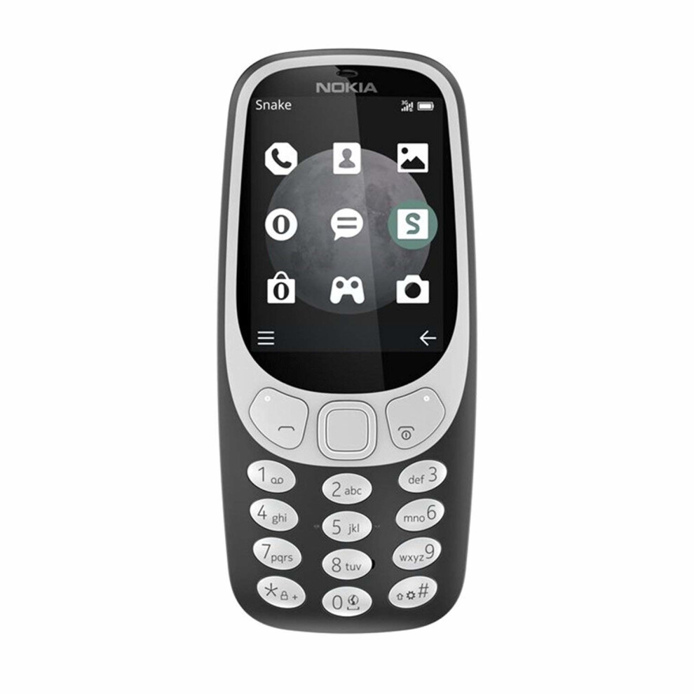 (Charcoal) Nokia 3310 Single Sim | 3G | 64MB | 64MB RAM 