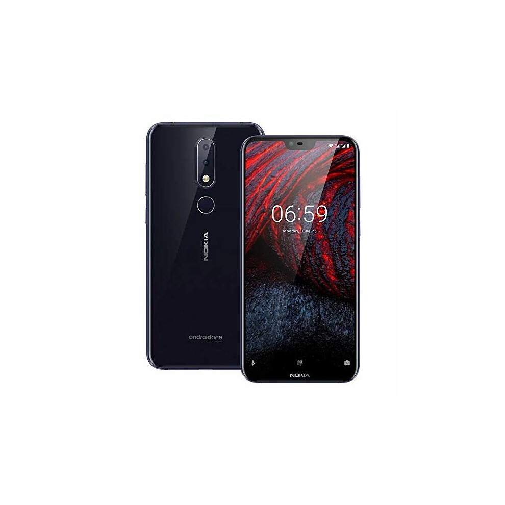 (Dark Blue) Nokia 6.1 Plus Single Sim | 64GB | 4GB RAM