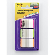Post-it Index Flags - Forti 25mm - Rosa, Verde, Arancione (22 Flag x 3 Colori)