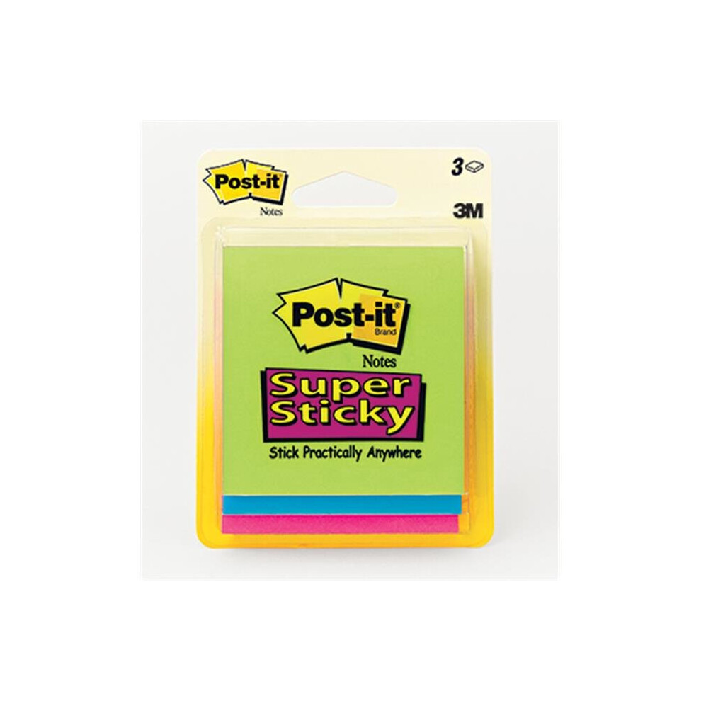 3M Company MMM3321SSAU Ss Notes 3X3 45 Sheets Asst Ultra 3 Pack