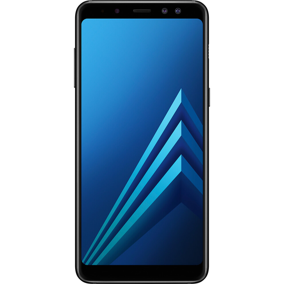 Refurbished (Black) Samsung Galaxy A8 (2018) Single Sim | 32GB | 4GB RAM 