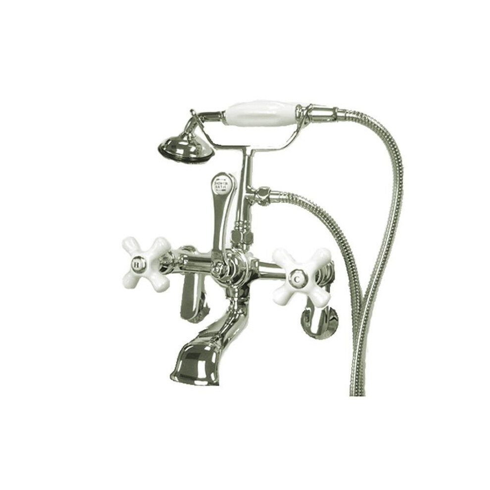 Kingston Brass Cc60t1 Clawfoot Tub Filler With Hand Shower - Polished Chrome Finish 663370094422