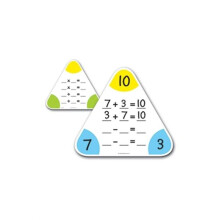 Learning Resources Γραφή & Σβήσιμο Πίνακες Οικογενειών Αριθμών, Σετ 5 Πινάκων, 6+, Πολύχρωμο