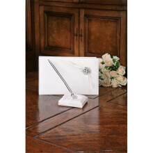 Ivy Lane Design A01100GB/IVO Garbo-Guestbook-Ivory Ivory