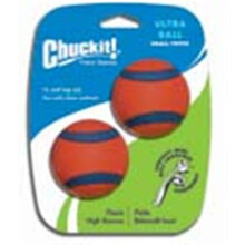 Canine Hardware 17020 Orange Ultra Ball 2 Inch, 2 Pack - High-Bounce, High-Visibility, Durable Fetch Ball