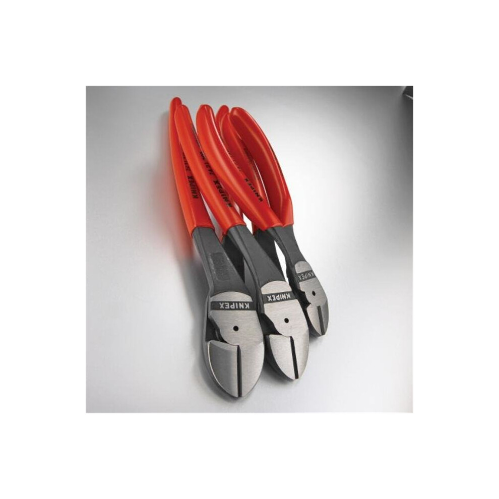 Knipex KX002005S2 3 Pieces High Leverage Diagonal Cutter Set