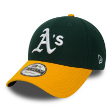 New Era 9Forty Adjustable Curve Cap – Oakland Athletics Front Logo, New Era Side Logo, Velcro Strap