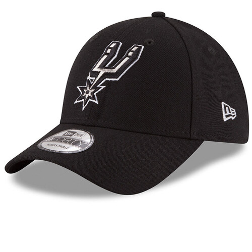 New Era New Era 9Forty Adjustable Curve Cap - San Antonio Spurs Logo, hook and loop Back, 6-Panel