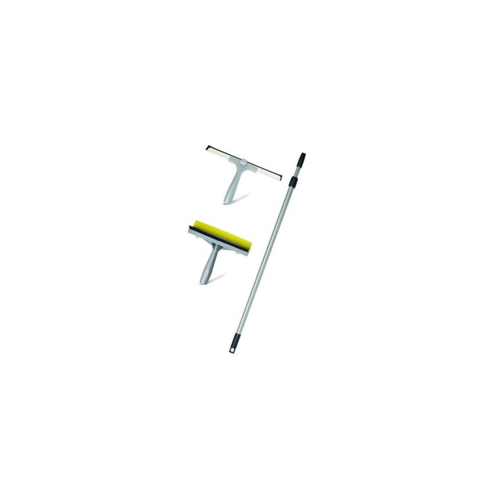 Window Cleaning Sponge Wiping Blade Handle 3 In1 Kit