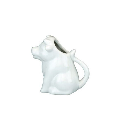 Ceramic Cow Milk Jug | White Cow Creamer