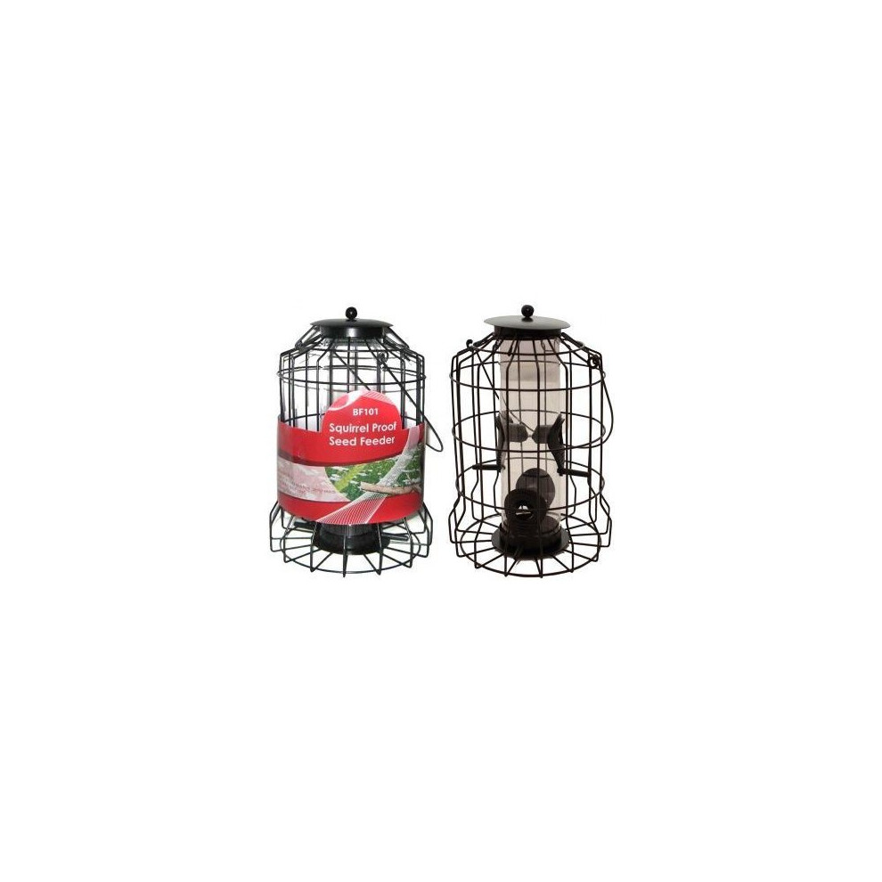 Bird Seed Feeder Squirrel Proof Wild Bird Care Feed Garden Hanging