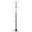Coat Stand With Umbrella Holder Floor Standing Tower Black/Chrome 1
