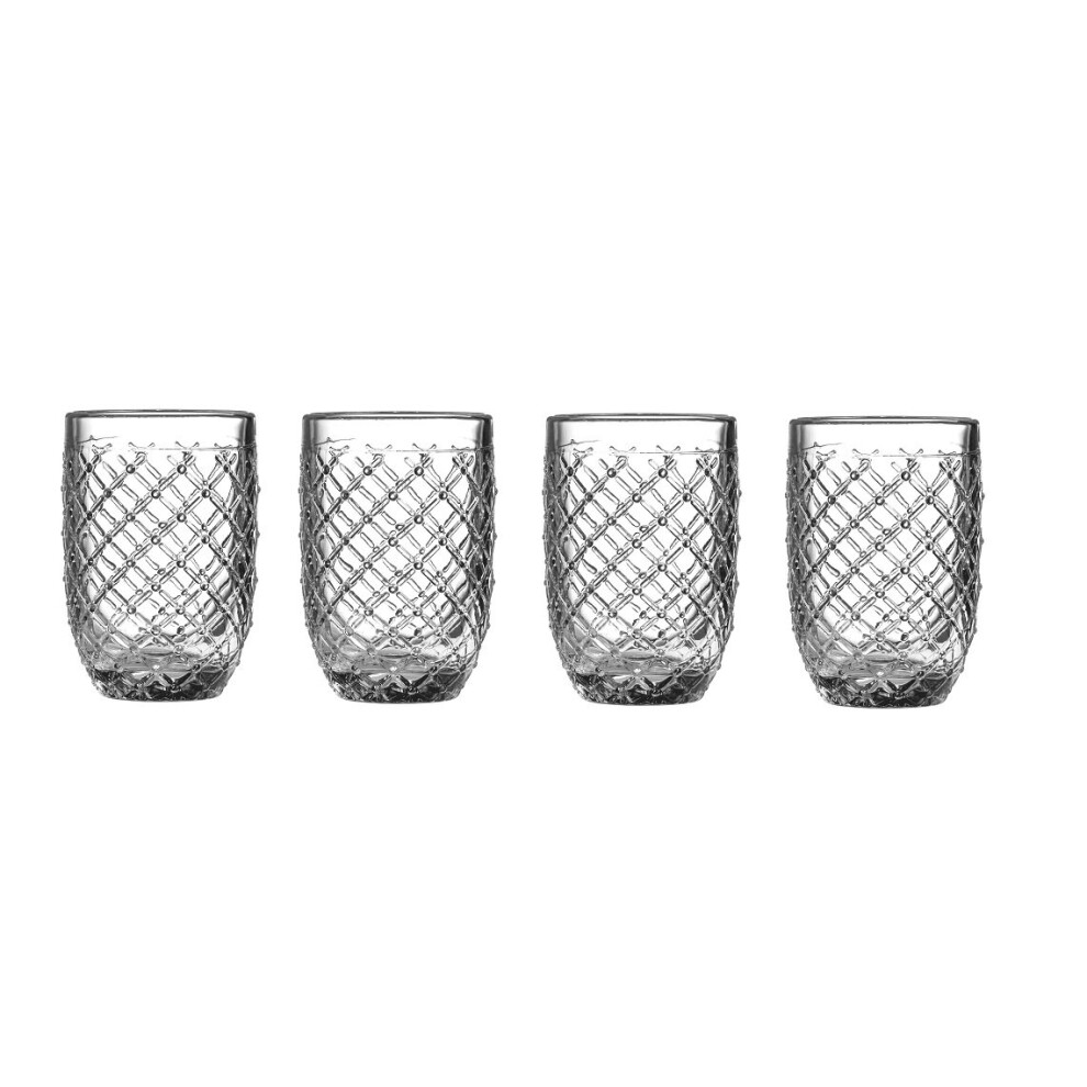 Knit 410Ml Clear Hi Ball Glass