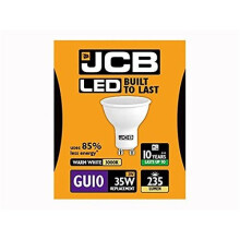 1 X JCB 3w = 35w LED GU10 3000k 3w 35w 100deg Warm White [Energy Class A+]
