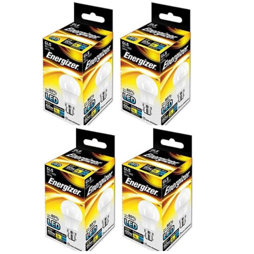 Energizer Energizer LED BC (B22) Opal GLS Bulb Non-Dimmable, Warm White 806 lm 9.2W