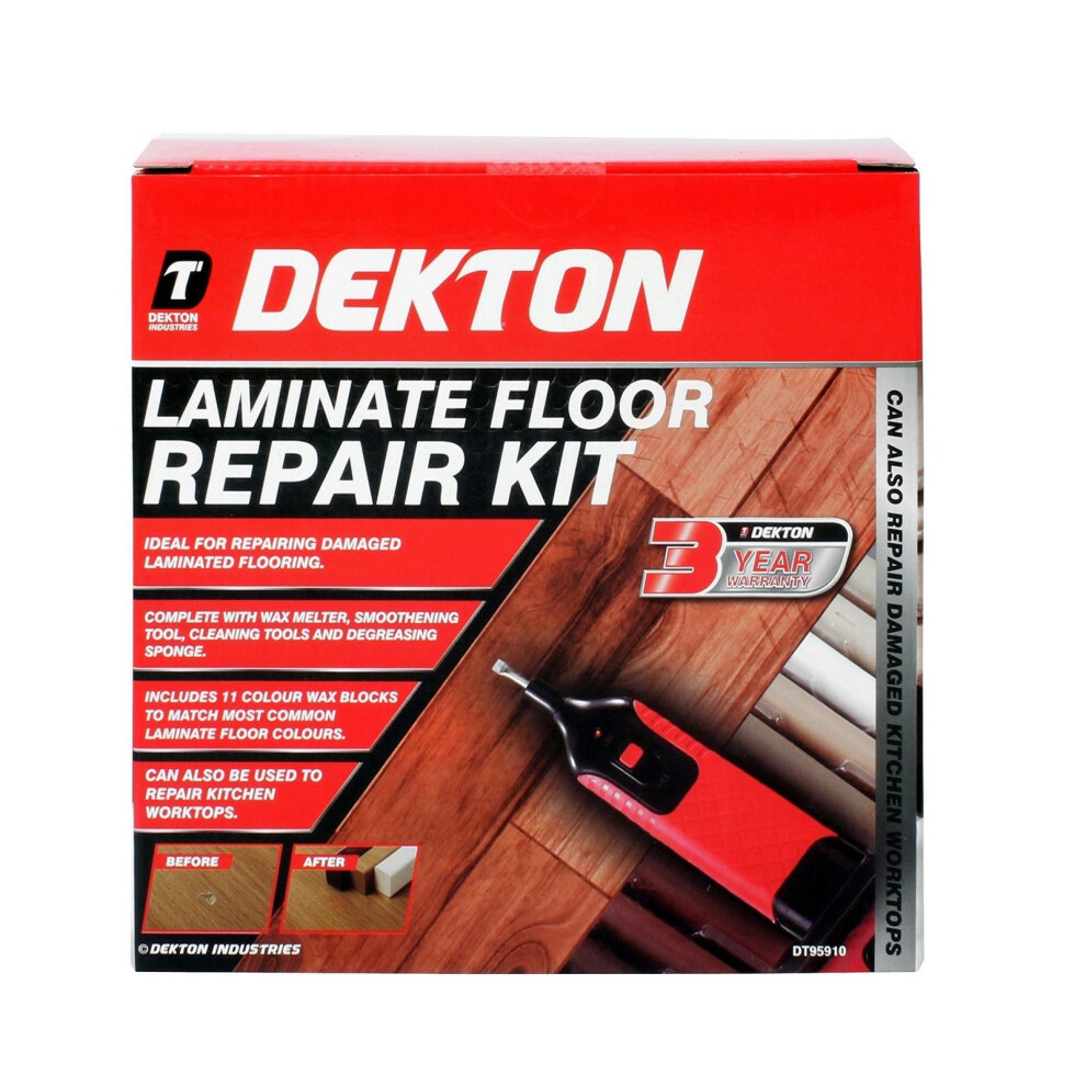 Dekton Laminate Floor Repair Kit 11 Colour Wax Blocks Melting Tool Kitchen Worktop Fix