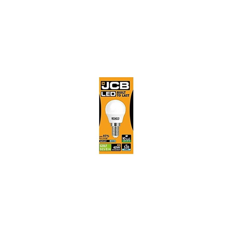 1 X JCB LED Daylight SES E14 Small Screw Golf Ball Mini Globe Lamp 6500K Light Bulb 40W EquivalentÂ [Energy Class A+]