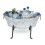 Achla Designs C-52 pr?get oval galvaniseret st?lbadekar 1