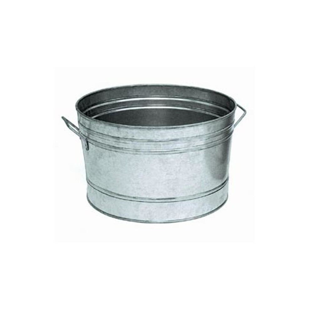 Achla C-50 Galvanized Steel Tub Round Outdoor Cooler 719908302672