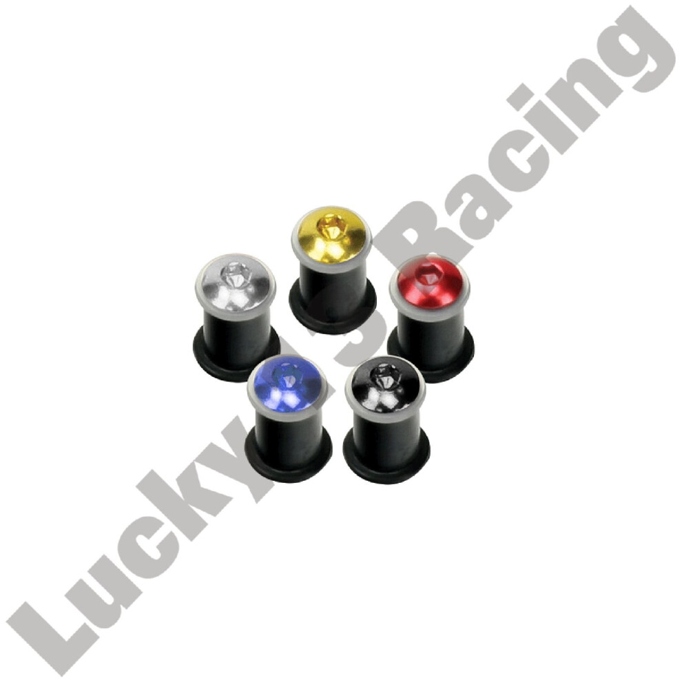 (Black) Bike It Screen Fairing Bolts M5 X 16Mm 8Pc Black 5034862215598